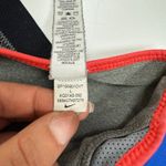 Nike Sports Bra Womens Large Dri Fit Colorblock Blue Red Gray Distort Classic Photo 4