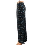 Topshop Tall Ditsy Women's Black Blue Floral Print Maxi Straight Bias Skirt 34 Photo 2