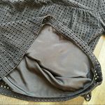 J.Crew Point Sur Black Eyelet Lace Top Long Sleeve Cinch Tie Waist 2 Photo 9