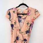 & Other Stories & Other Stories Pink Floral Midi Wrap Dress Size 2 Photo 4