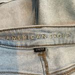 American Eagle light wash mom denim short Photo 5