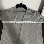 Joan Vass  Open Front Cardigan Light Grey EUC Photo 9
