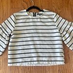 Fashion Union striped cropped bell sleeve top 8 Photo 1