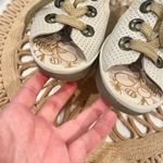 Fly London  Ylva Ice Blue Perforated Leather Platform Wedge Sandals EU40 / US10 Photo 6