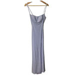 La Femme  Beaded Light Periwinkle Gown Photo 1