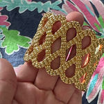 Lilly Pulitzer Gold Woven Bracelet Photo 0