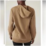 Athleta sundown hoodie sweatshirt in camel brown tan sz medium pullover Photo 2