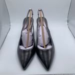 Karl Lagerfeld NWB   Rosalyn Slingback Pump dark slate snake print 9.5 M EU 40.5 Photo 5