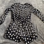 Revolve Parker Silk Long Sleeve Romper Photo 3