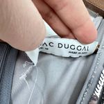 Mac Duggal  Silver Sequin Long Sleeve V Neck Elegant Evening Gown‎ Black Tie 10 Photo 5