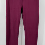Yogalicious  Women XS Mid-Rise Capri Legging Maroon Stretch Athleisure‎ Yoga Gym Photo 0