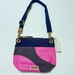 Fossil  Keely coated canvas crossbody bag, colorblock, NWOT  11”x9”x2” Photo 0