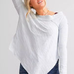 We The Free Free People  Medium To The Right Off The Shoulder Black Shirt  Photo 0