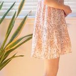 Loft  Petites Baby Doll Floral Print Pink Mini Dress Size XSP Photo 1