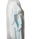 Libby Edelman NEW  Womens XL Blue Swiss Dot Blouse Cold Sholder Summer top Boho Photo 4