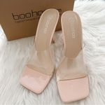 Boohoo 💖 Clear Square Toe Mules💖⭐️ Photo 1