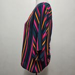 Buckle  Willow & Root Multicolored Stripe Vneck Blouse Size Small Photo 2