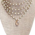 Beaded by Meg Quadruple Layered Howlite Necklace Photo 0