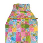 Lilly Pulitzer  Patchwork Floral Back Tie Dress Sz. 4 Vintage White Label Photo 9