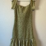 Hesperus  green and white floral smocked dress Large Photo 3