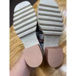 Bernardo Women's Silver Leather Hook and Loop Block Heel Strappy Sandal 7M S16 Photo 3