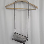 Coach  Kylie Metallic Silver Crossbody Mini Purse Photo 3