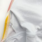 Marina West One Piece Swimsuit Womens Medium Rainbow Multi Stripe Beachy Summer Photo 5