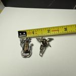 Cherub Angel / Snowman Lot Of 2 Tack Lapel Pin Pewter Tone Christmas Silver Photo 5