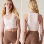 Athleta Aurora Seamless Crop Rib Tank Rosy Tint Light Pink Women's XS Photo 1