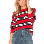 Tularosa Red Stripe Robbins Sweater Merino Wool Knit Oversized Size Medium Photo 0