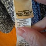 L.L.Bean Cardigan Sweater Shades Of Blue Horizontal Stripe Tweed Medium Photo 4