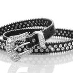 Buckle Belt Korean style Vintage Rhinestone Skull Belts Photo 0