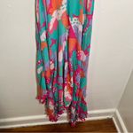 Goa Beachwear by Japna Cover Up Dress Neon Geometric XL Pink Photo 3