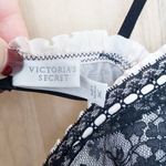 Victoria's Secret Womens Lingerie Size 34C Black Maid Costume Y2K Coquette Lace Photo 4