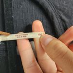 Free People  Attina Scalloped Tank Top Black S Photo 4