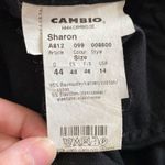 CAMBIO Basics Sharon Black Jeans Size 14 Straight Leg Stretch Denim Photo 8
