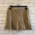 Athleta Women’s  Athletic skort, skirt with shorts tan pleated, Size 2 Photo 0