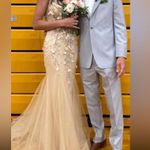 Jovani 05839 gold Beige Embellished Gown prom 4 Photo 1
