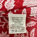 Daughters of India Kyra Mini Dress Balloon Sleeve in Saffron Floral Red Size XS Photo 7