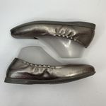 ECCO Size 8 Ballet Flat Shoes Incise Enchant Metallic Bronze Leather Ballerina Gold Photo 4
