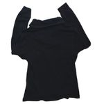 Vintage Lauren Jeans Co. Y2K Long Sleeve Black Shirt Size MP Classic Preppy Photo 1