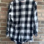 Victoria's Secret  Flannel Romper Black White Buffalo Plaid Pajamas Photo 1