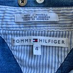Tommy Hilfiger BOHO art size 4 denim long sleeve button-up shirt. Photo 6