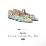 Gucci Authentic x Liberty Brand New in Box Floral Chain Ballet Horsebit Flats Photo 2