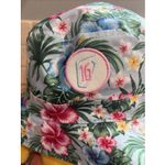 PUKKA Blue Hawaiian Tropical Palm Floral Flower Bucket Hat Accessory Adult S/M Photo 3