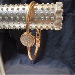 Anne Klein Gold tone Minimalist Bracelet with rhinstine Charm Photo 15