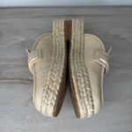 Zodiac Gizelle Chunky Platform Espadrille Mule Flats size 8 Tan Photo 2