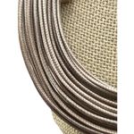 None Multi Strand Cord Straw Necklace Muted Gold Tribal Vacation Chunky Cruise Adj 25 Photo 1