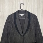 Diane Von Furstenberg  DVF Ofelia Reptile Jacquard Blazer Jacket size 4 *FLAWED* Photo 3