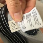 Speedo UPF 50+ Black & White Striped Endurance Lite Cutout Open-Back Bikini Top Photo 7